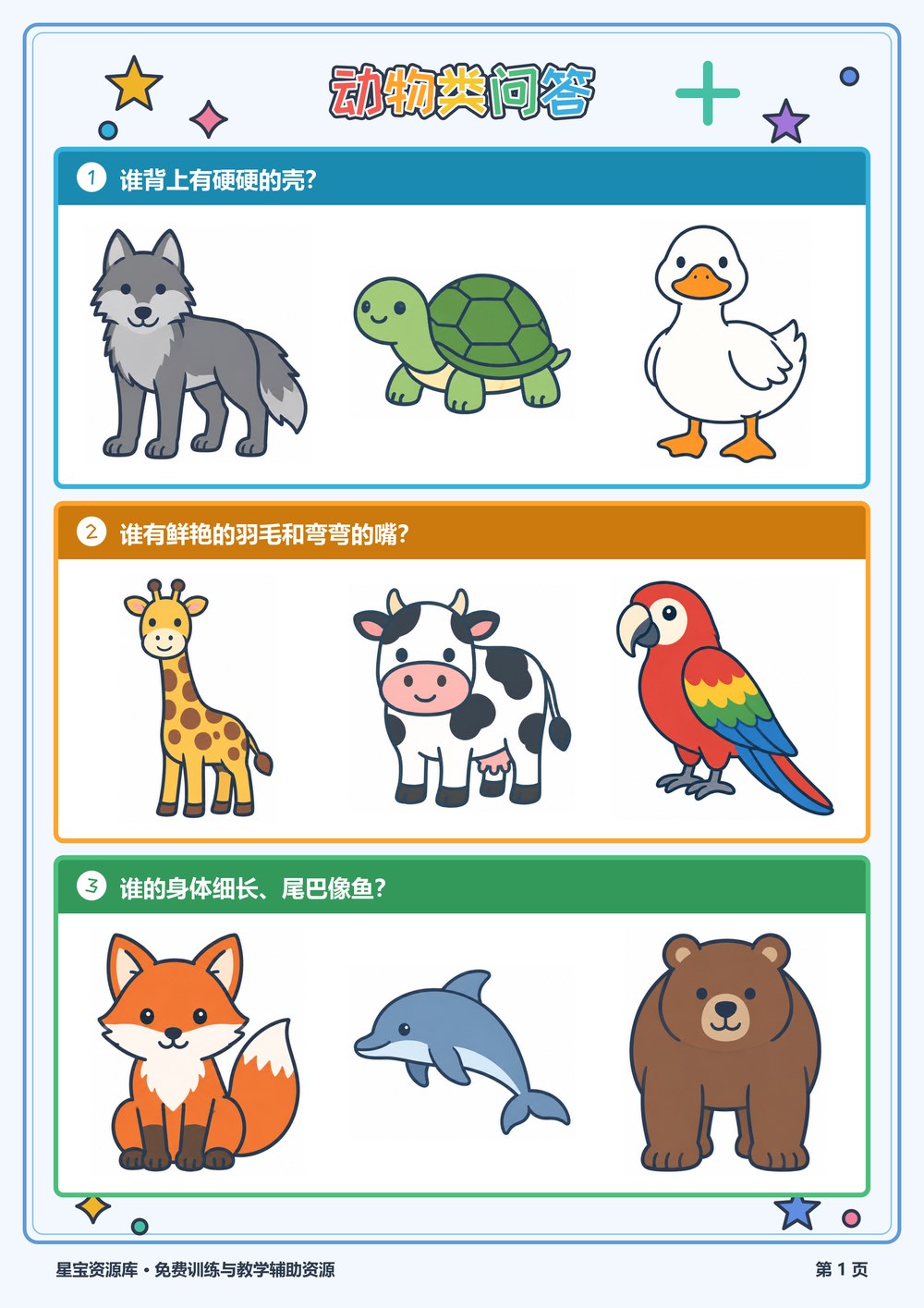 动物类问答封面